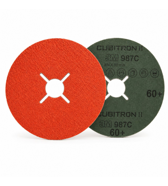 Krążek fibra 987C | fi125 | # 80+ | Cubitron™ | 3M